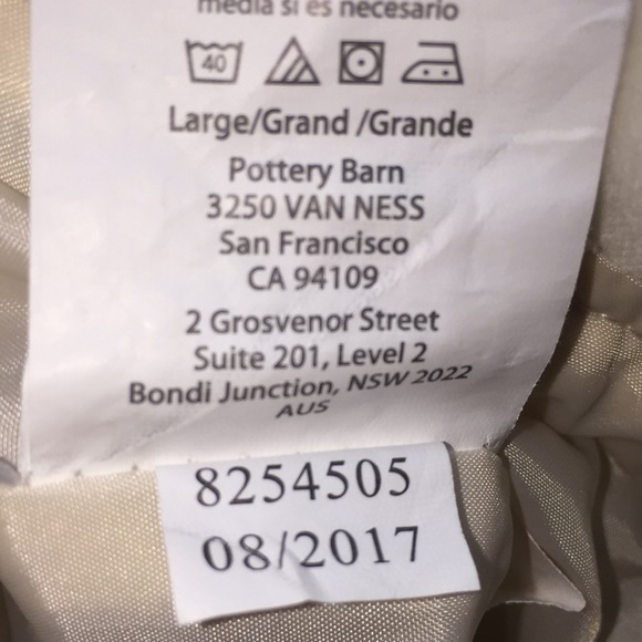 Pottery Barn Quilted Velvet Christmas Stocking JL - Picture 6 of 12